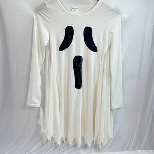 Spirit Halloween Women’s Ghost Costume Dress Small White Long Sleeve